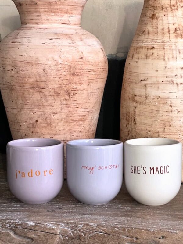 UNIK.HUS SISI House of Style Tasse Mug Becher my schatz j'adore she's magic