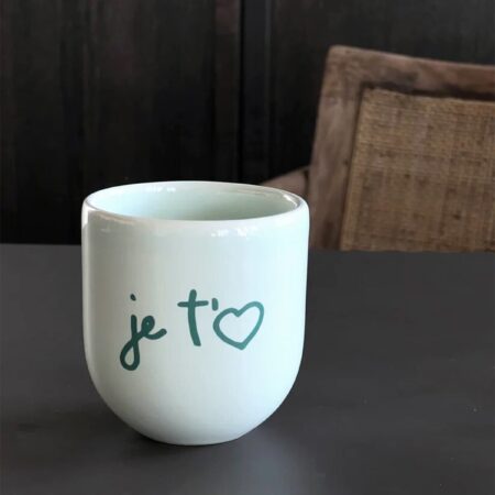 UNIK.HUS SISI House of Style Tasse Mug Becher je t'aime mint