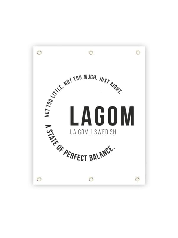 UNIK.HUS LINEOSTER.HUS Poster Outdoor Indoor Lagom