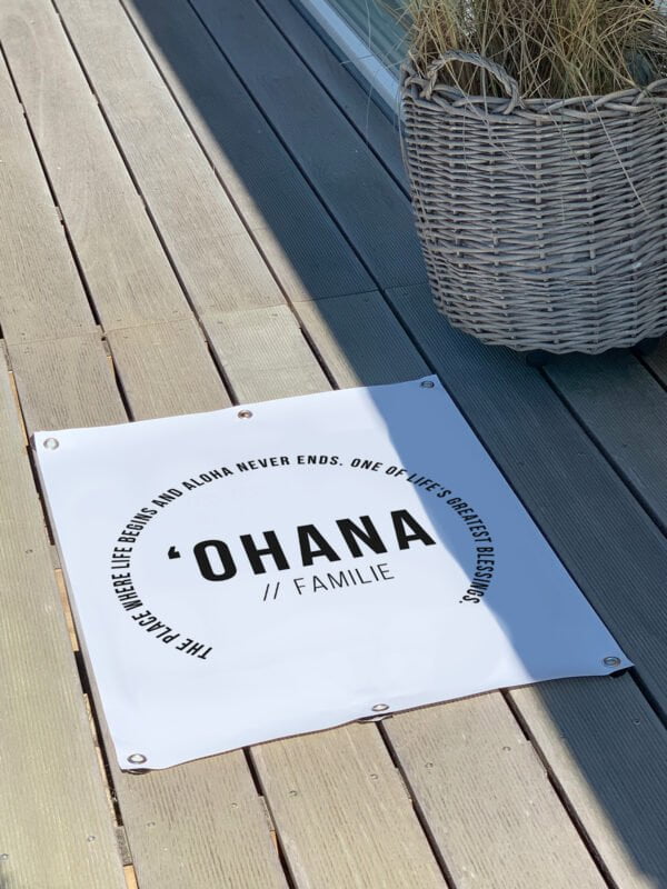 UNIK.HUS LINEOSTER.HUS Poster Outdoor 'ohana Familie