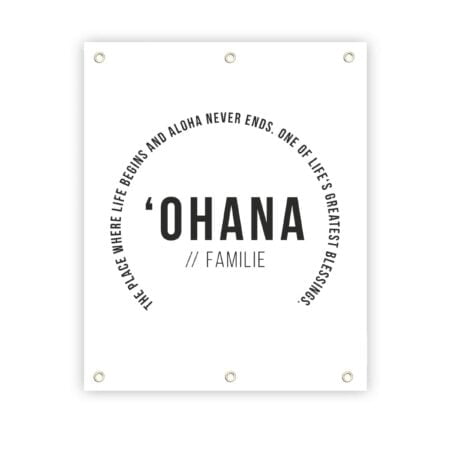 UNIK.HUS LINEOSTER.HUS Poster Outdoor 'ohana Familie