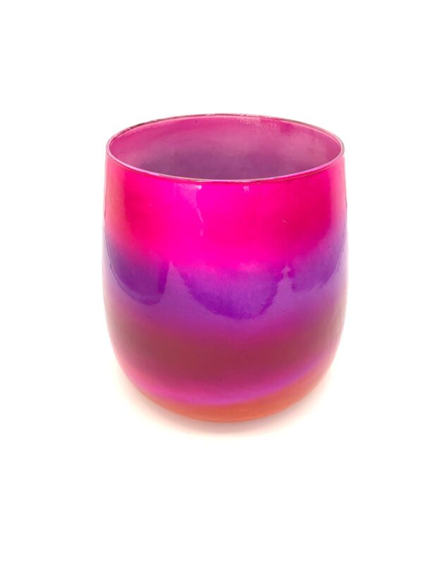 UNIK.HUS Vase fuchsia-purple-orange Colmore