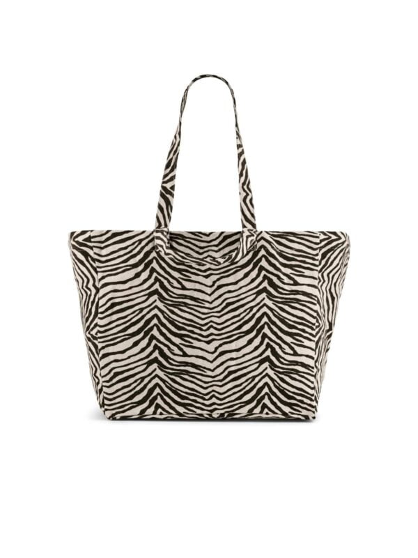 UNIK.HUS Rose in April Shopper Strandtasche Zebraprint