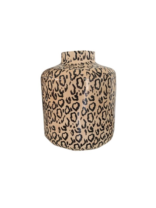 UNIK.HUS Vase Leo Leoprint Leolook 22x25 cm