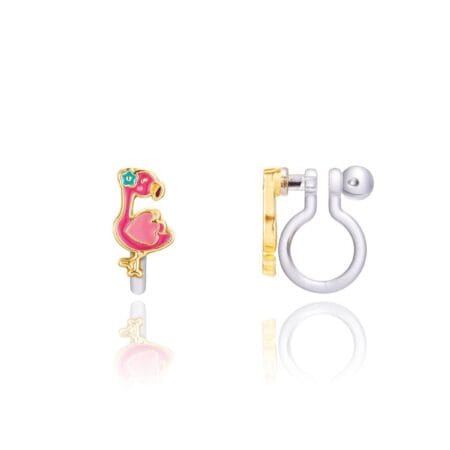 UNIK.HUS Girl Nation Clip-on Ohrclips Ohrringe Flamingo