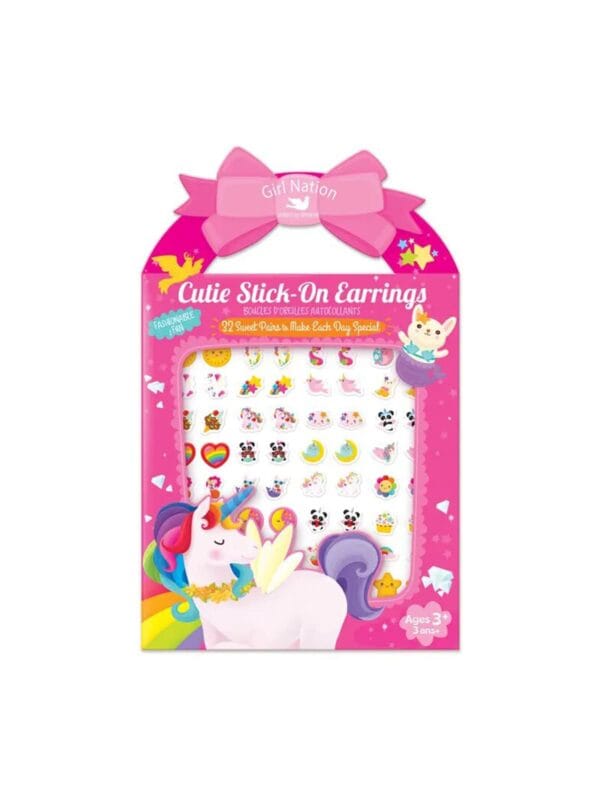 UNIK.HUS Girl Nation Ohrsticker Stick-On-earrings Einhorn