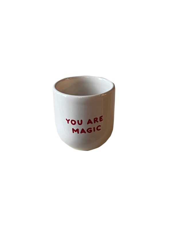 UNIK.HUS SISI House of Style Tasse Mug Becher Weiß/Rot You are magic