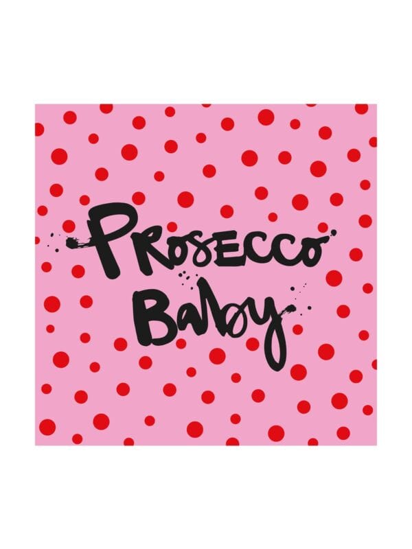 UNIK.HUS PPD Papierservietten Servietten Prosecco Baby pink rot