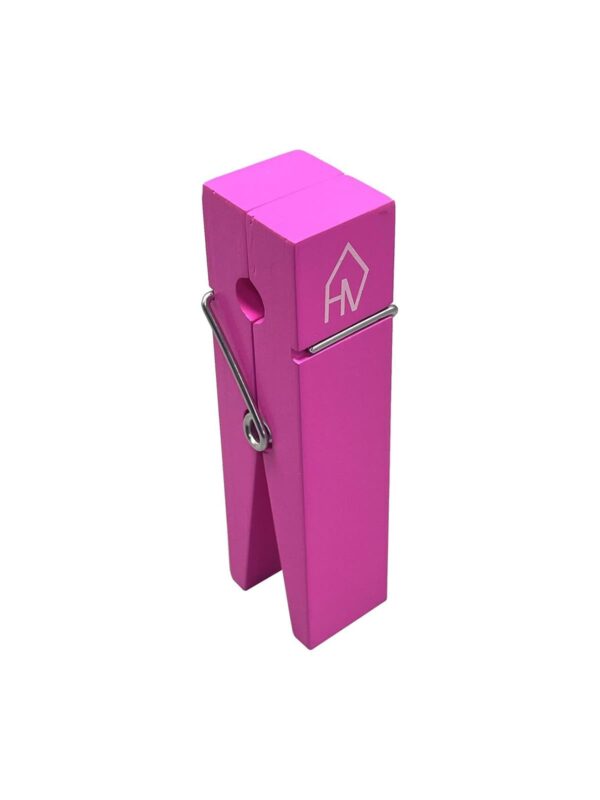 UNIK.HUS Housevitamin Holzclip Fotohalter Postkartenhalter Notizklammer pink